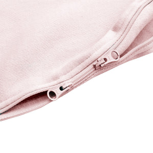 Cozy Basics Sleep Bag Pink / Flamingos Close-up of Zipper
