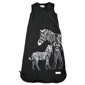 Cozy Basics Sleep Bag Black / Zebras