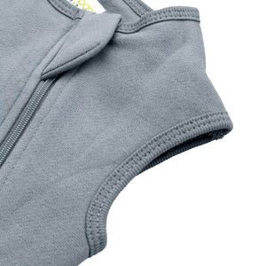 Cozy Basics Sleep Bag Grey / Elephants Should and Top of Zipper