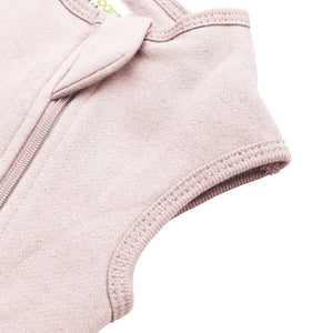 Cozy Basics Sleep Bag Pink / Flamingos Shoulder and Top of Zipper