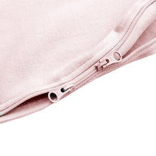 Load image into Gallery viewer, Cozy Basics Sleep Bag Pink / Flamingos Close-up of Zipper