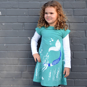 Dress Aqua / Mermaid with long sleeve shirt Lifestyle