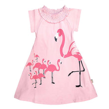 Load image into Gallery viewer, Dress Pink / Flamingos