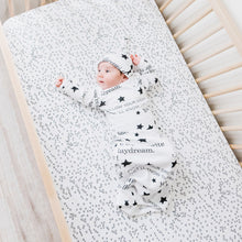 Load image into Gallery viewer, Infant in crib wearing Gown and Cap Set White / Well Noted